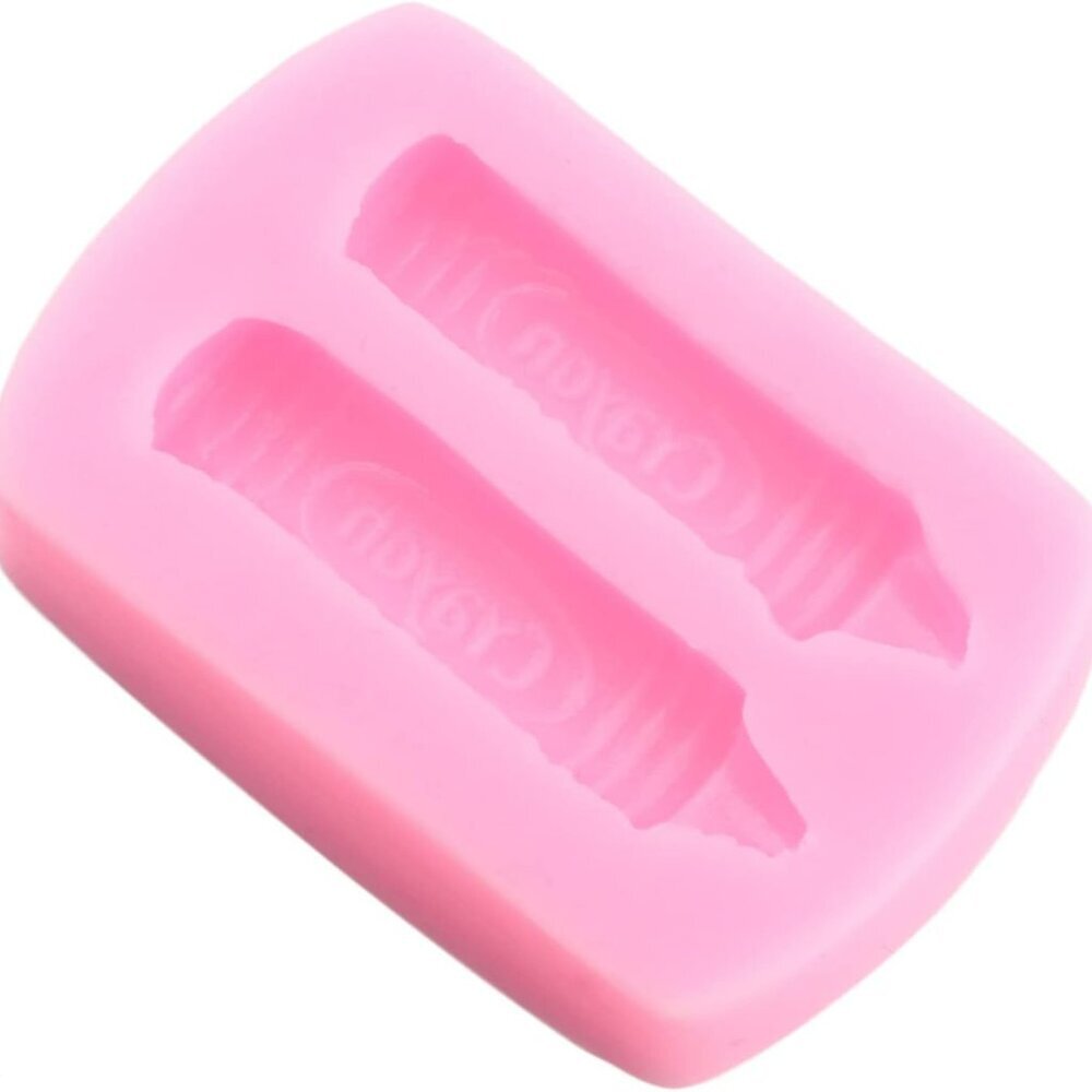 Back to School Silicone Molds Fondant Candy School Bus Book Scissor Drawing Pen - Picture 9 of 9